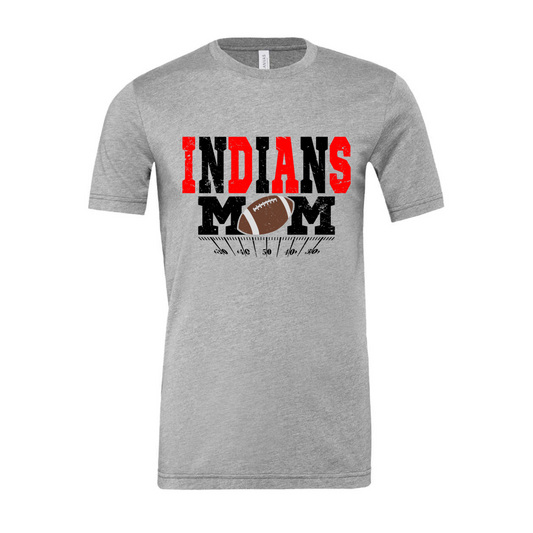 INDIANS FOOTBALL MOM TEE
