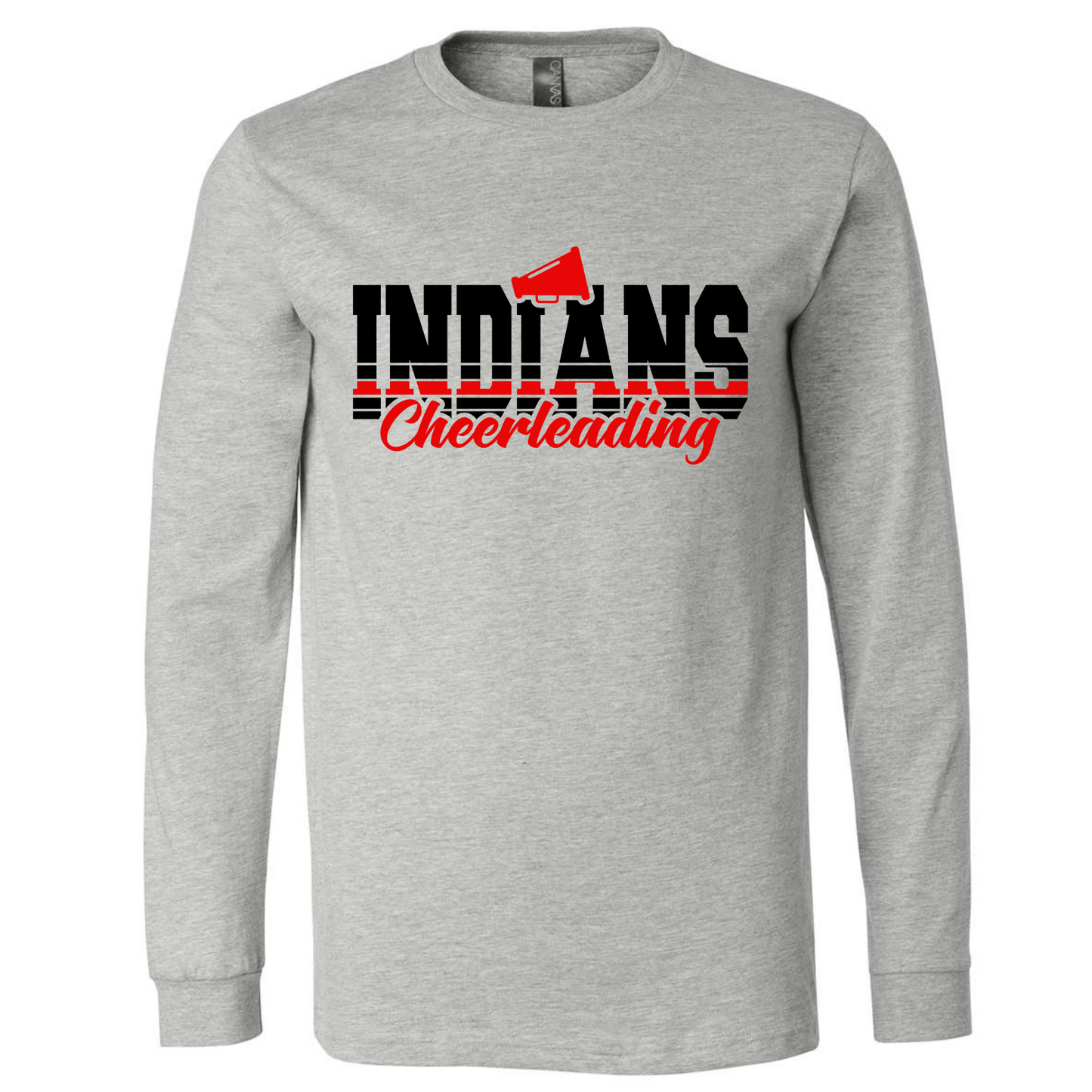 INDIANS CHEERLEADING LONG SLEEVE SHIRT