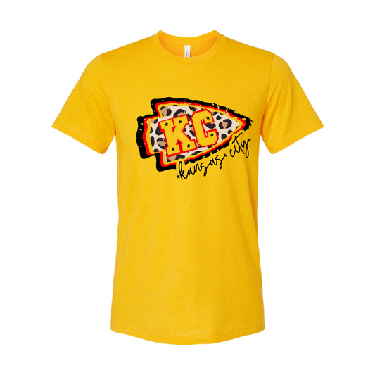 LEOPARD ARROWHEAD TEE